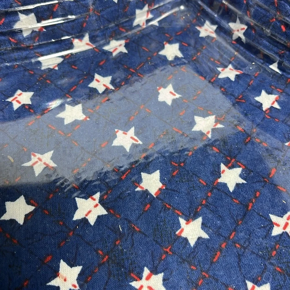 🇺🇸Longaberger 2001 Holiday Hostess Shining Star Basket Large Cloth Plastic Liner